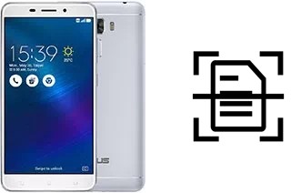 Escanear documento en un Asus Zenfone 3 Laser ZC551KL