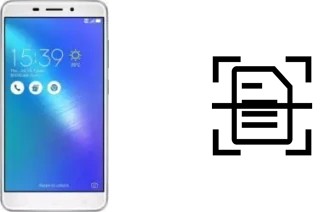 Escanear documento en un Asus ZenFone 3 Laser