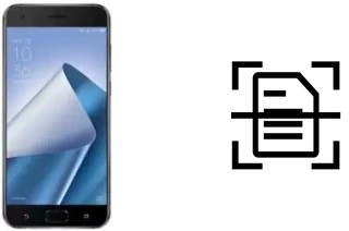 Escanear documento en un Asus ZenFone 4 Pro