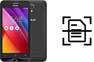 Escanear documento en un Asus Zenfone Go ZC451TG