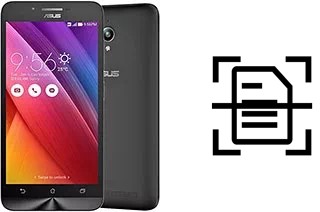 Escanear documento en un Asus Zenfone Go ZC500TG