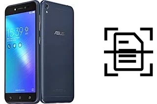 Escanear documento en un Asus Zenfone Live ZB501KL