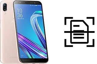 Escanear documento en un Asus Zenfone Max (M1) ZB555KL