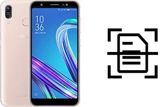 Escanear documento en un Asus Zenfone Max (M1) ZB556KL