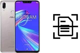 Escanear documento en un Asus Zenfone Max (M2) ZB633KL