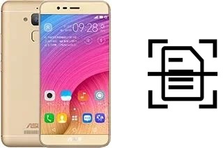 Escanear documento en un Asus Zenfone Pegasus 3