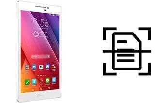 Escanear documento en un Asus Zenpad 7.0 Z370CG