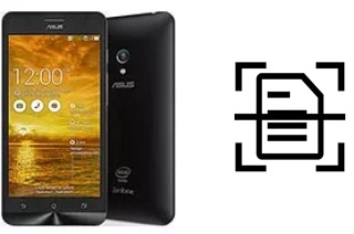 Escanear documento en un Asus Zenfone 5 Lite A502CG (2014)