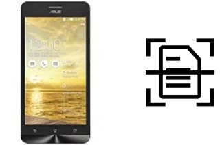 Escanear documento en un Asus Zenfone 5 A500KL