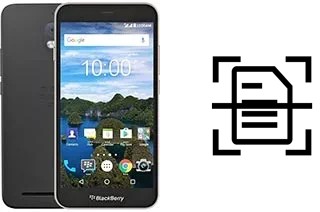 Escanear documento en un BlackBerry Aurora