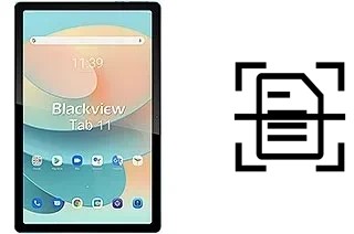 Escanear documento en un Blackview Tab 11