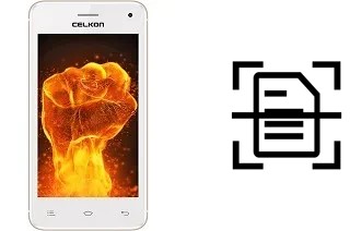 Escanear documento en un Celkon Q3K Power