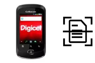 Escanear documento en un Cellacom T701