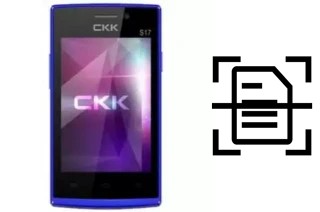 Escanear documento en un CKK-mobile CKK mobile S17