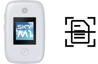 Escanear documento en un Cloud Mobile Sky M1