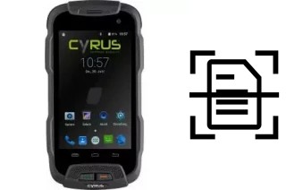 Escanear documento en un Cyrus CS23