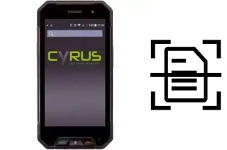 Escanear documento en un Cyrus CS27