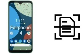 Escanear documento en un Fairphone 4