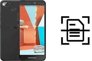 Escanear documento en un Fairphone 3+