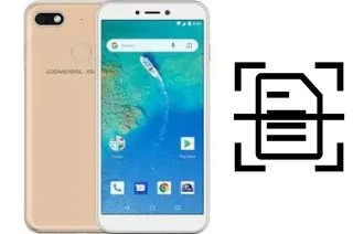 Escanear documento en un General Mobile GM 9 Go