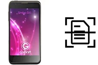 Escanear documento en un Gigabyte GSmart Simba SX1