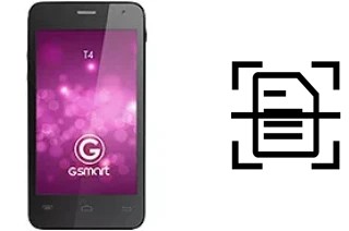 Escanear documento en un Gigabyte GSmart T4