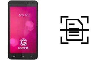 Escanear documento en un Gigabyte GSmart Arty A3