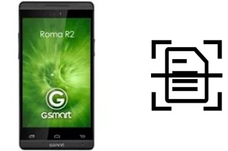 Escanear documento en un Gigabyte GSmart Roma R2