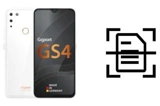 Escanear documento en un Gigaset GS4