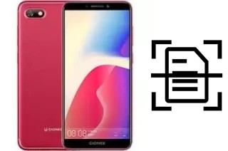 Escanear documento en un Gionee F205 Pro