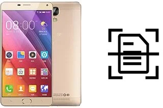 Escanear documento en un Gionee Marathon M5 Plus