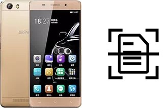 Escanear documento en un Gionee Marathon M5 lite