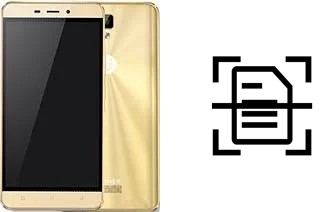 Escanear documento en un Gionee P7 Max