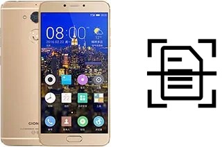 Escanear documento en un Gionee S6 Pro