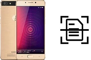 Escanear documento en un Gionee Steel 2