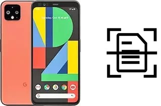 Escanear documento en un Google Pixel 4 XL