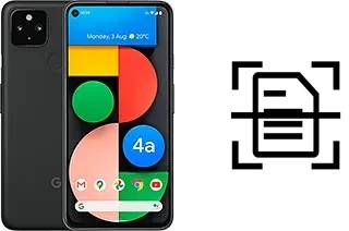 Escanear documento en un Google Pixel 4a 5G