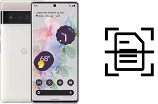 Escanear documento en un Google Pixel 6 Pro