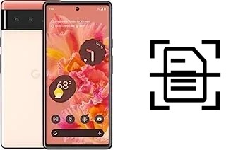 Escanear documento en un Google Pixel 6