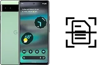 Escanear documento en un Google Pixel 6a
