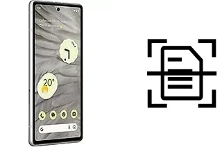 Escanear documento en un Google Pixel 7a
