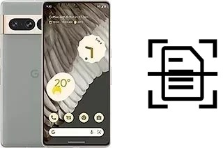 Escanear documento en un Google Pixel 7 Pro