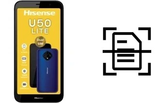 Escanear documento en un HiSense U50 Lite