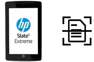 Escanear documento en un HP Slate7 Extreme