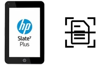 Escanear documento en un HP Slate7 Plus