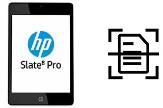 Escanear documento en un HP Slate8 Pro