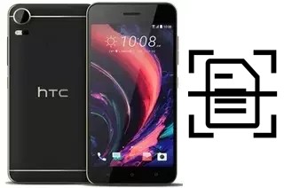 Escanear documento en un HTC Desire 10 Compact