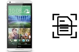 Escanear documento en un HTC Desire 816G dual sim