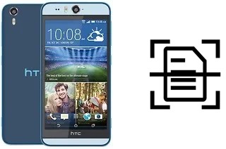 Escanear documento en un HTC Desire Eye