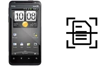 Escanear documento en un HTC EVO Design 4G